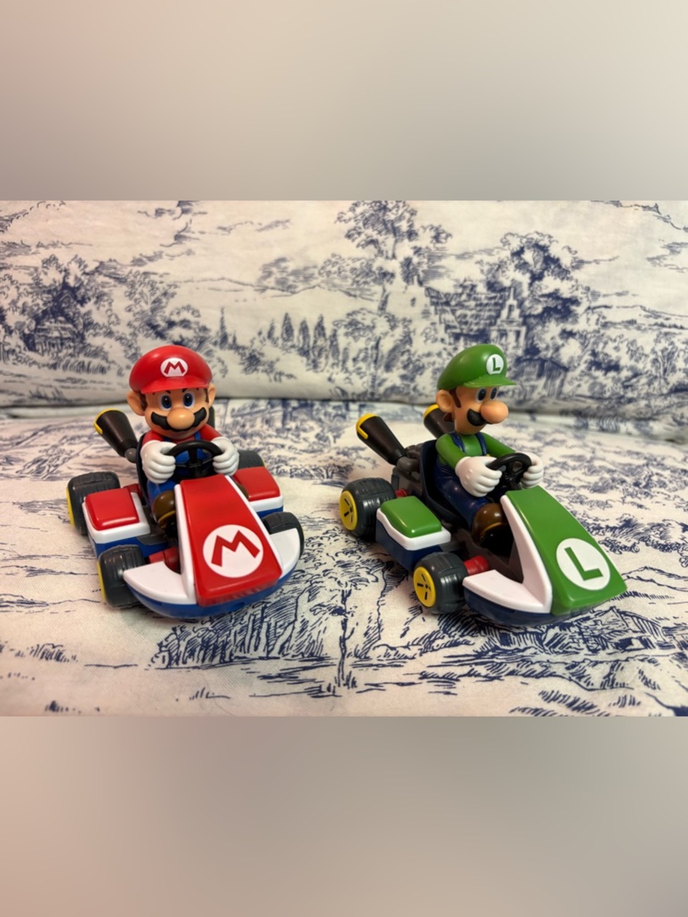 Jakks Super Mario And Luigi Spin Out Kart 2020 Pair Lot of 2 - Work